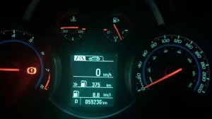 Панель приборов CRUZE