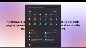 How to fix the "GPU Driver Crash OR D3D DEVICE REMOVED" issue?