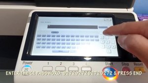 Ozone Filter Counter Reset for Konica Minolta Bizhub BH367