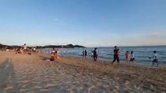 Прямой эфир, пляж Дадунхай, остров Хайнань, Китай