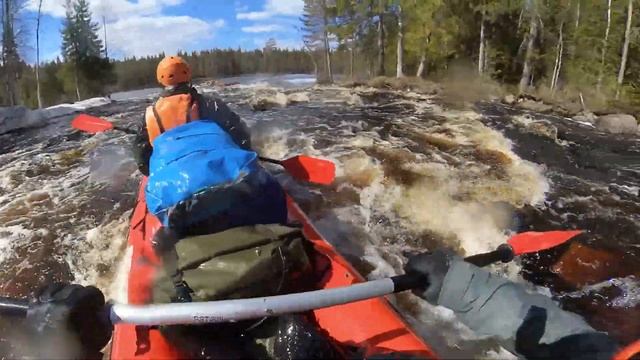 Сплав по реке Лоймола на первомай 2021 с КП смотреть онлайн