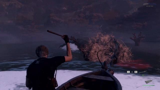 RESIDENT EVIL 4 REMAKE - Del Lago Lake Monster Boss Fight (4K) смотреть онлайн