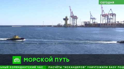 РФ откроет гумкоридор для выхода зарубежных судов из портов Украины