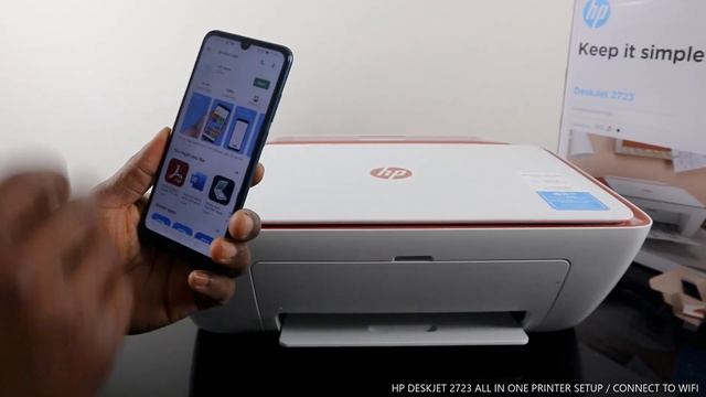 HP Deskjet 2723 Wireless Printer How To Set Up/ Connect To WIFI смотреть онлайн