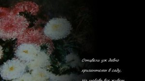 Отцвели хризантемы... романс Н.Харито/ Chrysanthemums in the garden