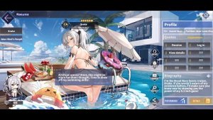 Azur Lane Drake Summer skin The Golden Hind´s Respite
