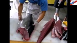 Как правильно разделать тунца  Разделка рыбы