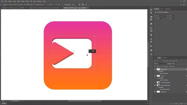 Apps icon | How to make apps icon in Photoshop tutorial for beginners смотреть онлайн