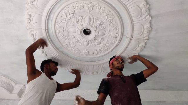 How To Ceiling Medallion 56 Inches Cutting & Fitting amazing design Of The Bedroom quality Plaster