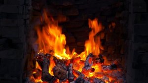 Расслабляющий звук камина для сна и уютного семейного пространства.