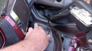 Хонда ГолдВинг GL1500 (Голда-Красная) Добавил хромулек, лопату, подсветку.