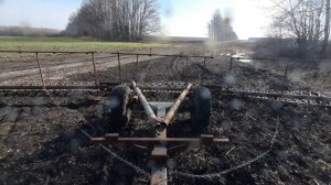 Боронование  по подсолнечнику ,готовимся к посеву яровой ..