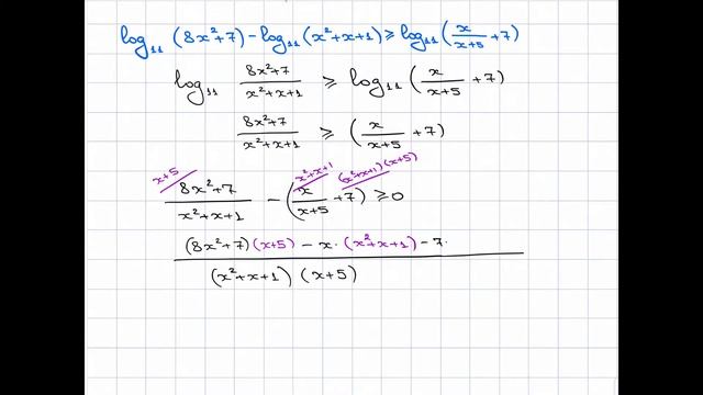 Логарифмическое неравенство А1 смотреть онлайн