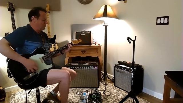 Fender64 Custom Deluxe Reverb Handwired Demo - Fender CS Nocaster & '63 Telecaster смотреть онлайн