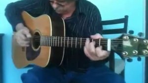 Sixteen Tons guitar cover Michael O'Dorn