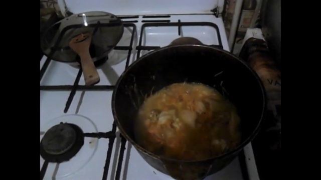 Картофель с клецками и мясом. Мамин рецепт