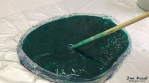 Соль для ванн в эпоксидной смоле. Хвостатая подставка для украшений