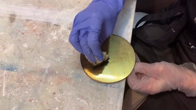 Состаривание латунного изделия. Студия Тефа смотреть онлайн