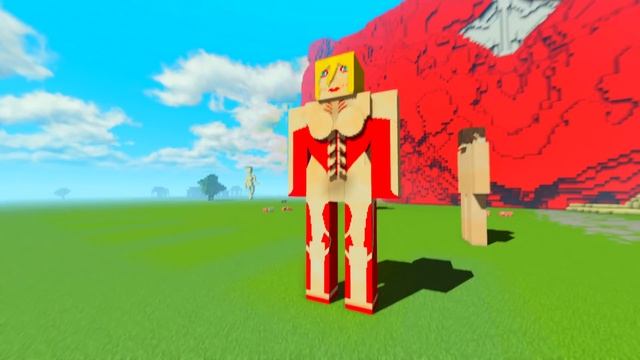 ЖИЗНЕННЫЙ ЦИКЛ ТИТАНА В МАЙНКРАФТ Атака Титанов Майнкрафт Колоссальный титан смотреть онлайн