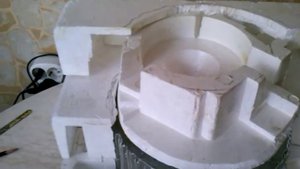 Делаем сами комнатный водопад Часть3 Процесс изготовления