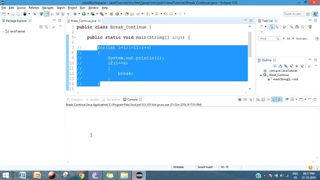 Break and Continue statement in Java | Java tutorials for beginners смотреть онлайн