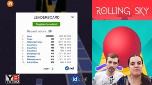 БАТЛ! БолтушкА и ПРоХоДиМеЦ Катают ШАРИКИ в НЕБЕ! #99 - игра Rolling Sky