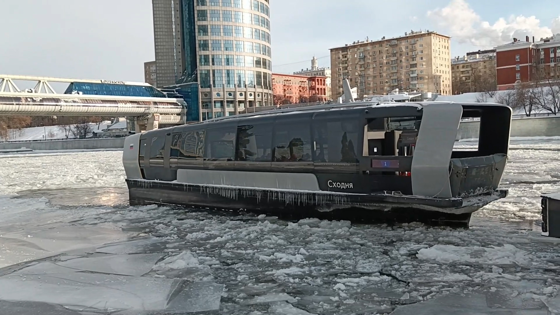 Новые речные трамвайчики Москвы