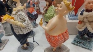 Выставка кукол на "Тишинке". Москва. Работы Веры Королёвой!