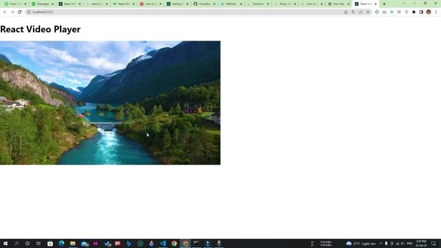 How to Create a Custom Video Player in React JS in 2023 | Video Player in React JS