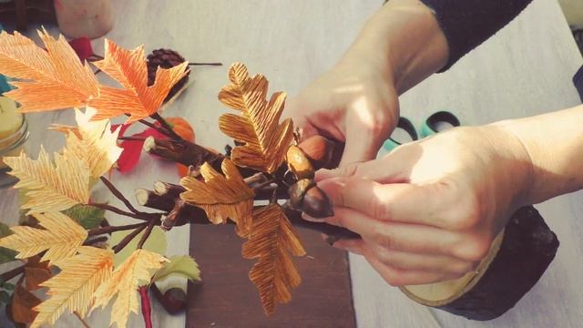DIY/Autumn composition/Осенняя композиция/Осеннее дерево