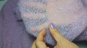 Свитерок из Alize Kid Mohair/ Ализе Кид Мохер.