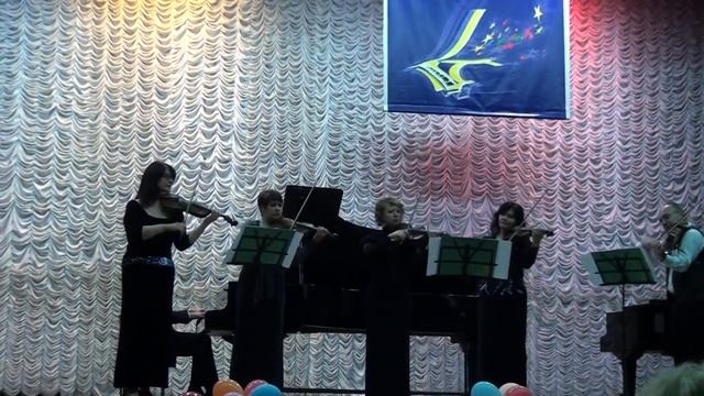 Ансамбль скрипачей. ЗДМШ №1. "Ой, ходить сон..." смотреть онлайн