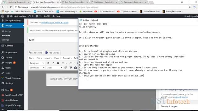 popup on banner for contact form 7 смотреть онлайн