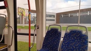 Череповец | Поездка на трамвае 71-911ЕМ «Львёнок» (Вагон 182) | Маршрут 4