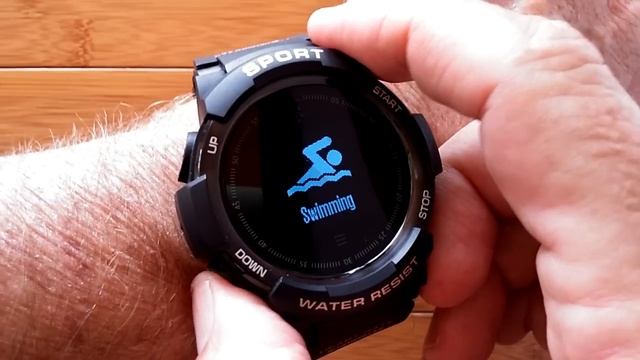 No.1 F6 Rugged IP68 Waterproof Sports Smartwatch: One Minute Overview смотреть онлайн
