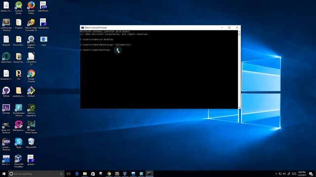 Run C Program in Command Prompt