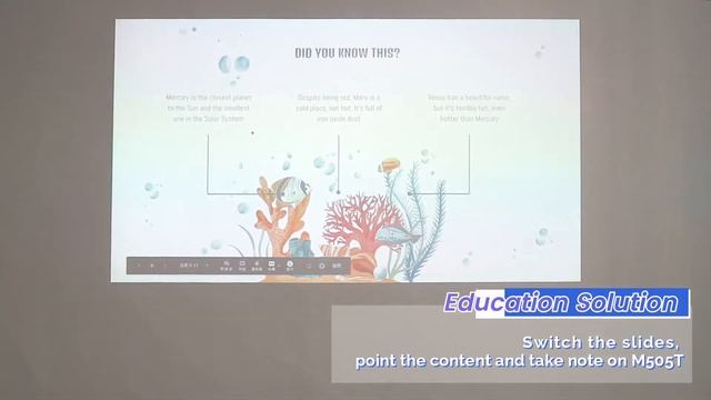 Digital Whiteboard Solution by 15.6" Touch-Monitor- Podium and Projector Setup｜GeChic смотреть онлайн