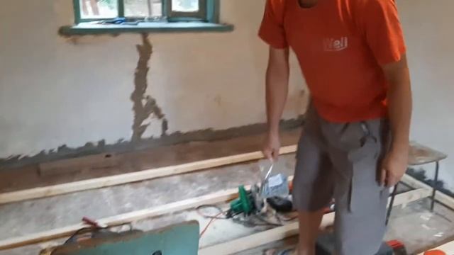 Новая дача, второй день ремонта, продолжение
