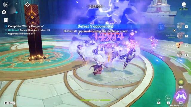 Туманне підземелля: Царство води + 1 етап | Івент версії 4.2 | Геншин Імпакт Українською ! смотреть онлайн