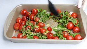 Паста с сыром фета и томатами Черри. Самый известный рецепт из Финляндии. Baked Feta Cheese Pasta