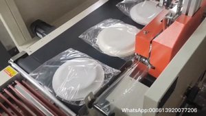 Одноразовая бумажная тарелка, упаковочная машина для полиэтиленовой пленки