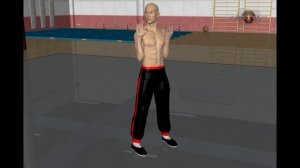 Боевые искусства, Кунг фу, ушу стиль Дракон  Урок стойка дракона