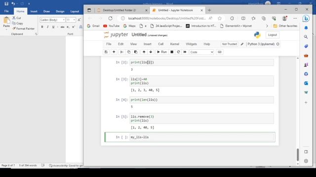 list in python full explained video 3
