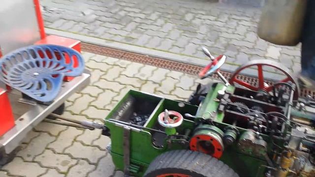 Model Steam Tractor /Modellbau Dampfzugmaschine / Модельный паровой трактор