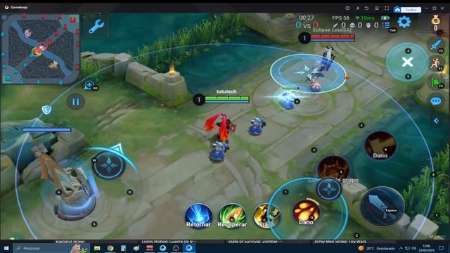 O MELHOR EMULADOR PARA JOGAR HONOR OF KINGS смотреть онлайн