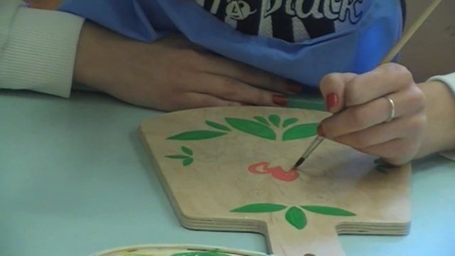 Мастер-класс "Роспись разделочной доски" смотреть онлайн