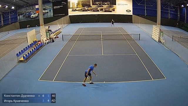 Теннис.Avis Cup. ПАДЕНИЕ ИГРОКА КУВЫРКОМ. Дудченко К-Кравченко И. 2 сет. 26 марта 2020.