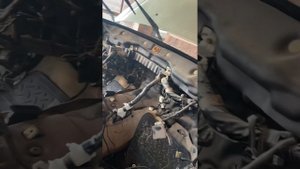 (Субару форестер)Ремонт радиатора авто печки Subaru Forester 2006г.
