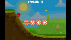 RED BALL 4 КРАСНЫЙ ШАРИК против злого черного квадрата Игра прохождение
