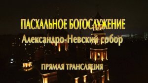 Прямая трансляция Пасхального богослужения из барнаульского Александро-Невского собора